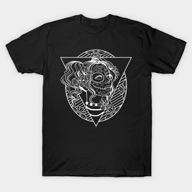 Calavera Lady T-Shirt by DANPUBLIC